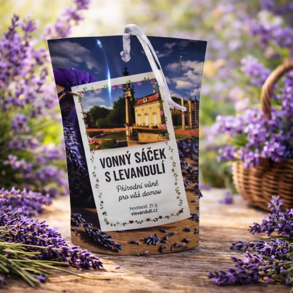 Pytlíček s levandulí , organza, 25 g - buchlovice